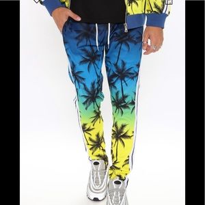 NWT forever 21 ombré sunset track pant-M